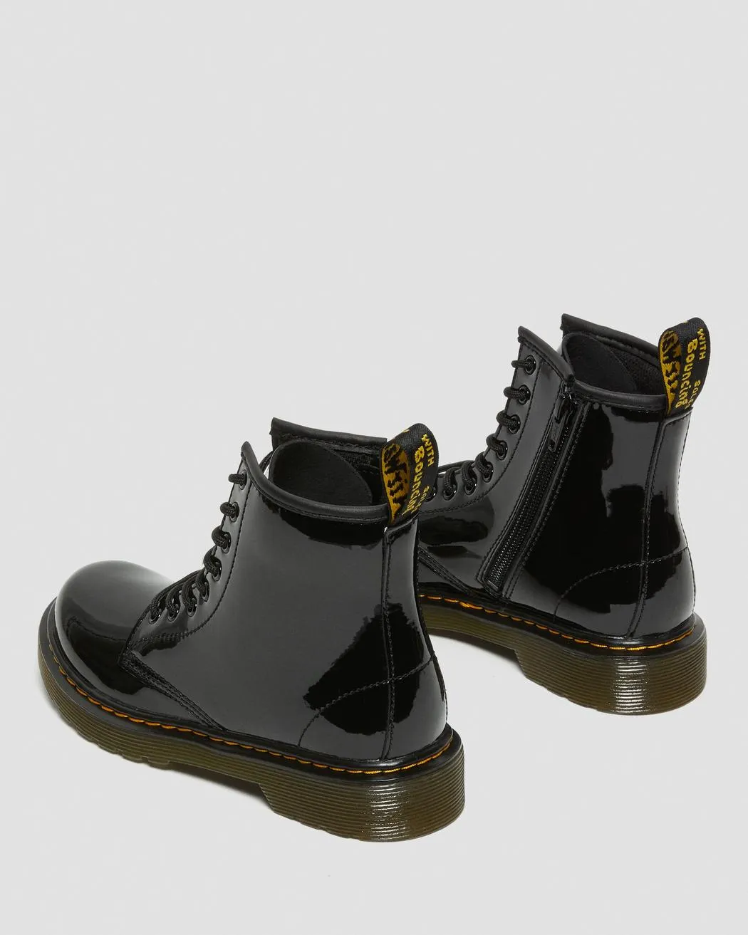 1460 Patent Leather Ankle Boots Black