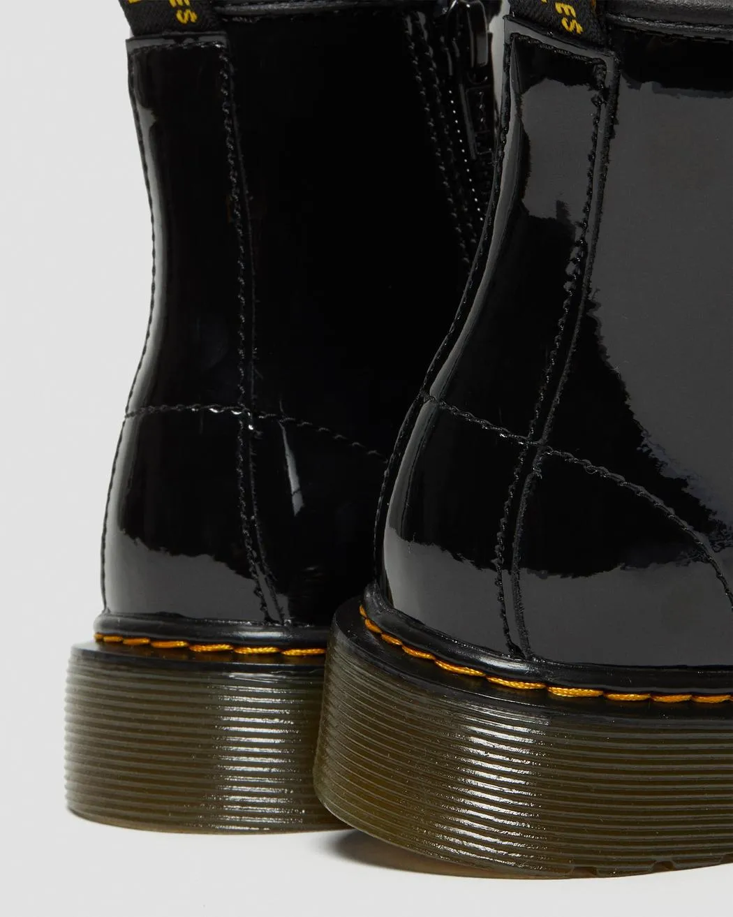 1460 Patent Leather Ankle Boots Black