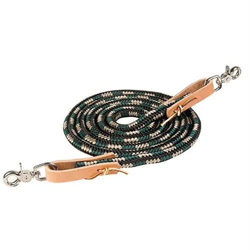 8' Poly Roper Reins with Scissor Snap