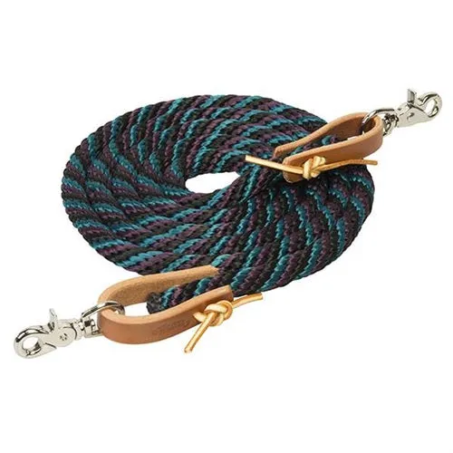 8' Poly Roper Reins with Scissor Snap