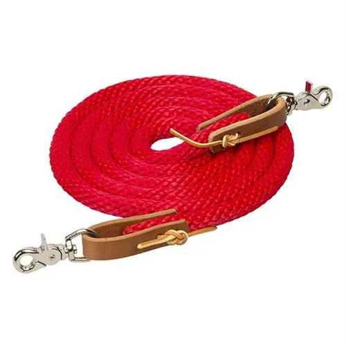 8' Poly Roper Reins with Scissor Snap