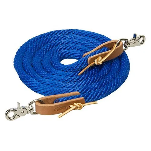 8' Poly Roper Reins with Scissor Snap