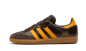 Adidas Samba OG Dark Brown Preloved Yellow