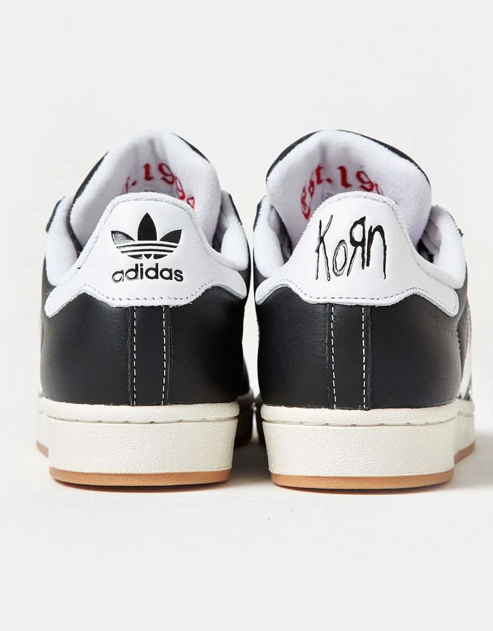 adidas x Korn Superstar Shoes - Core Black/Translucent/Better Scarlet