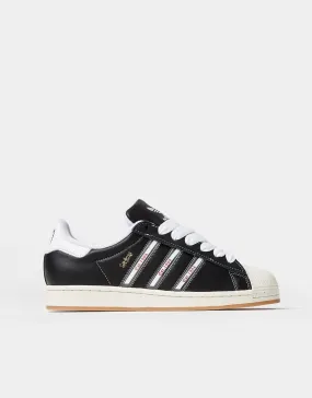 adidas x Korn Superstar Shoes - Core Black/Translucent/Better Scarlet