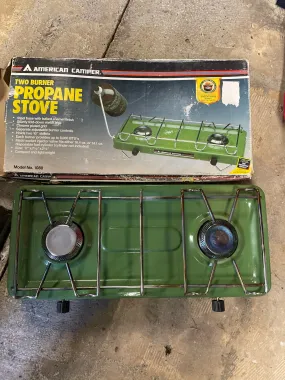 American Camper Two Burner Camping Stove