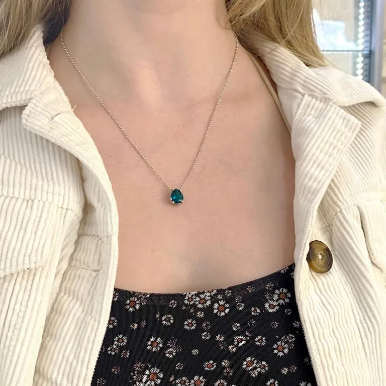 Apatite Pear Necklace