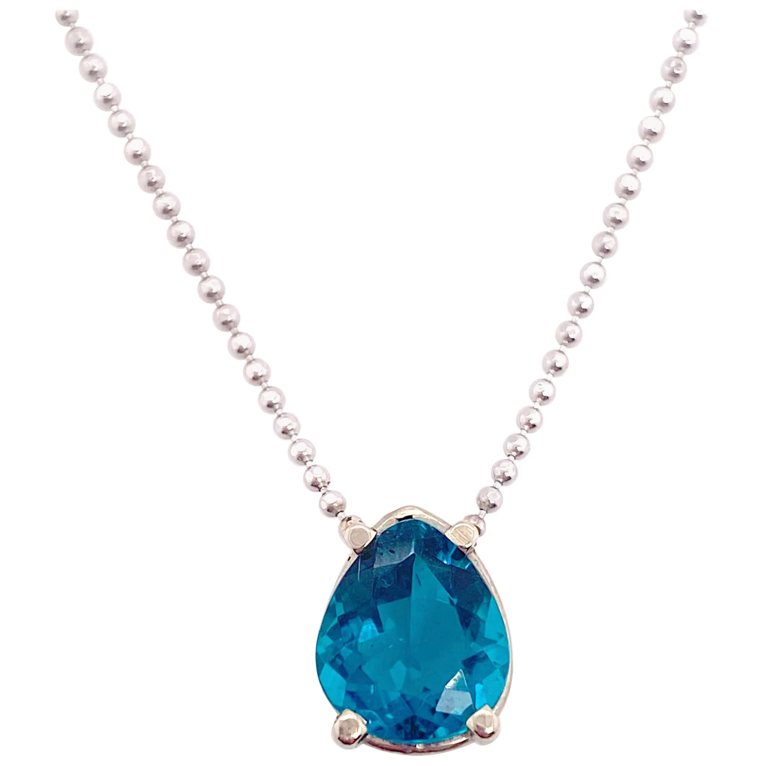 Apatite Pear Necklace