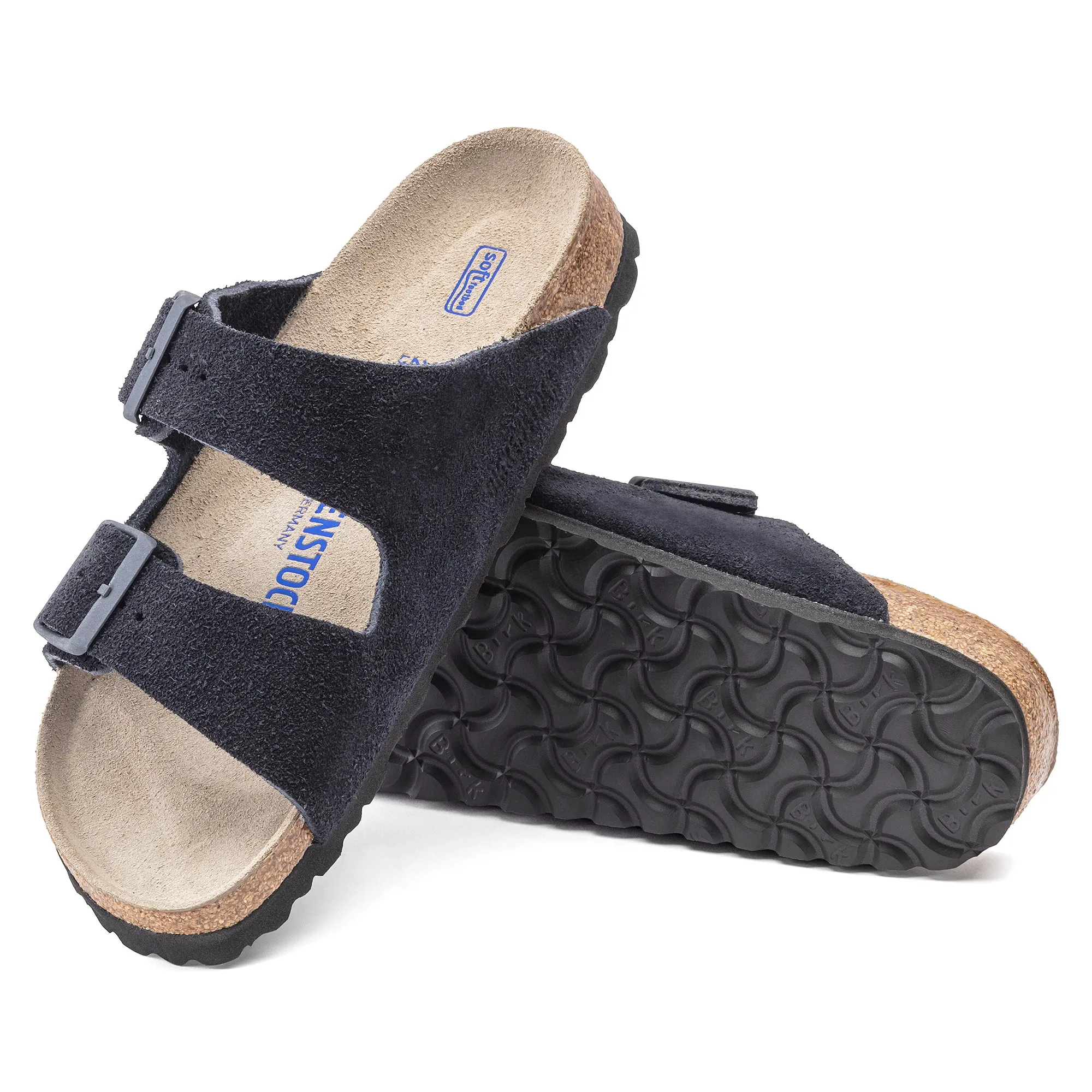 Arizona Regular Width Soft Footbed Velvet Grey