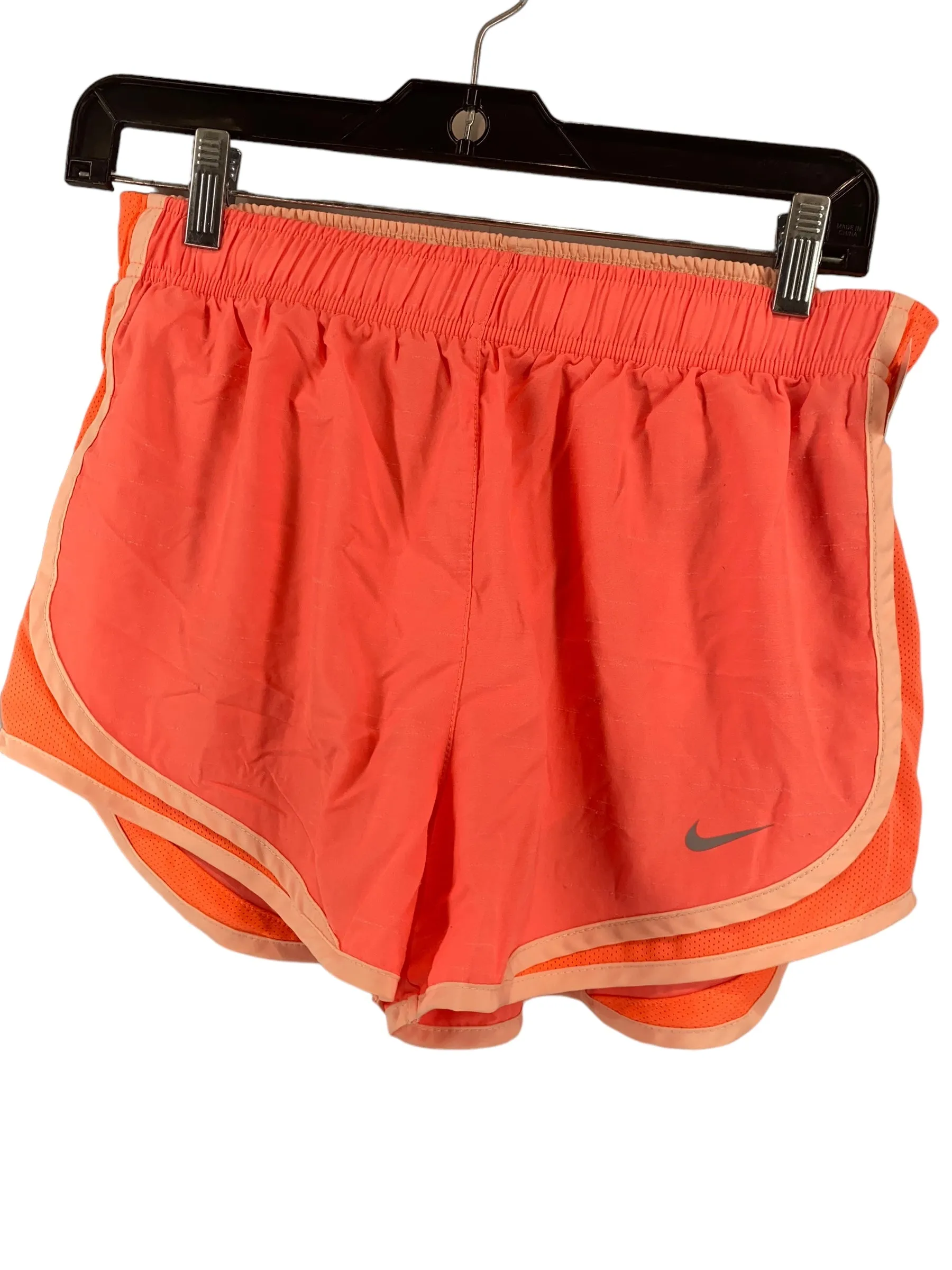 Athletic Shorts By Nike In Orange, Size: M