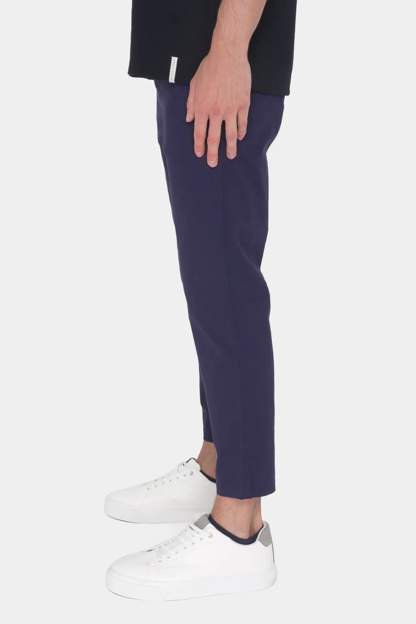 Basic Dapper Fit Ankle Length Pull-On Trousers