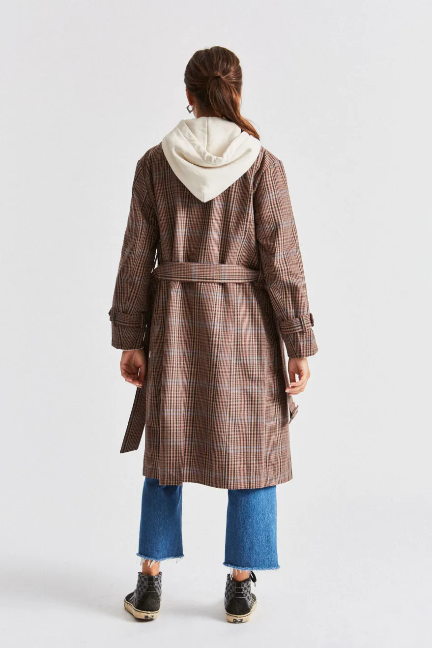 Bellevue Trench Coat - Plum