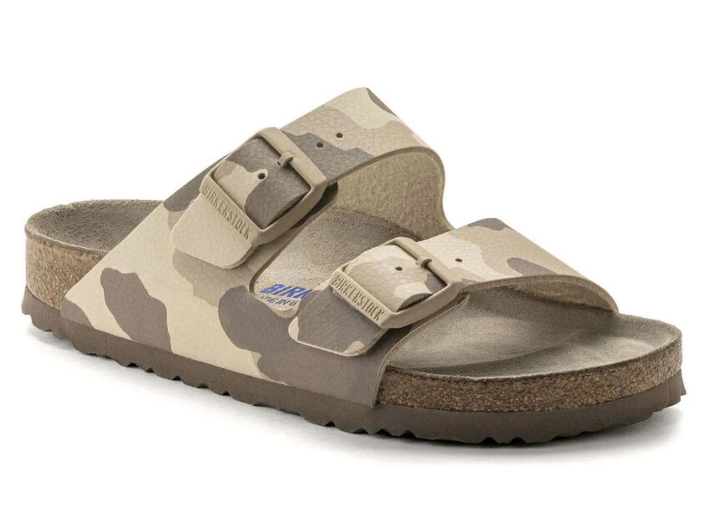 Birkenstock: Arizona SFB in Desert Soil Gray & Taupe