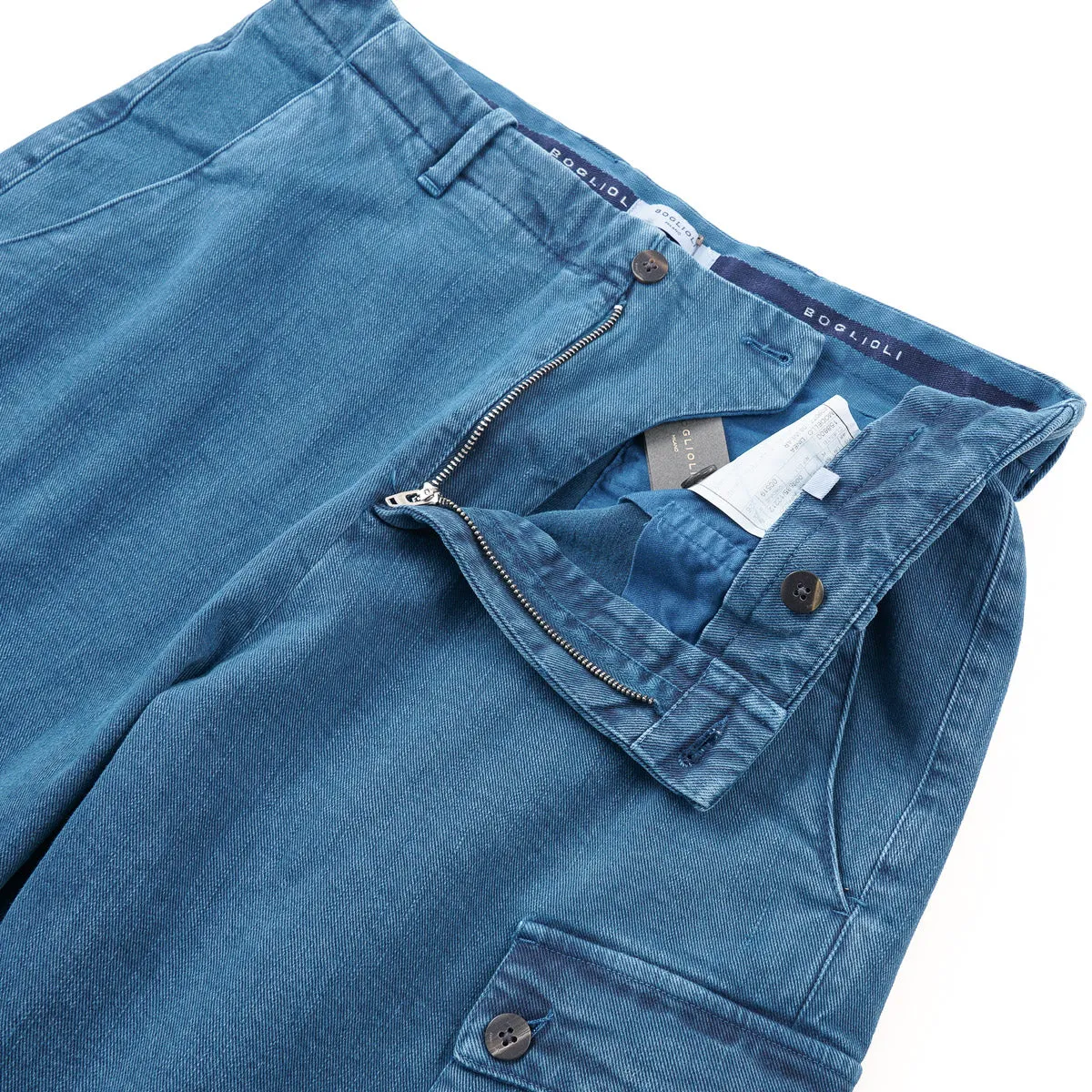 Boglioli Garment-Dyed Denim Pants