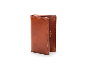 Bosca Mens Dolce Collection - Full Gusset Two-Pocket Card Case w/ I.D.