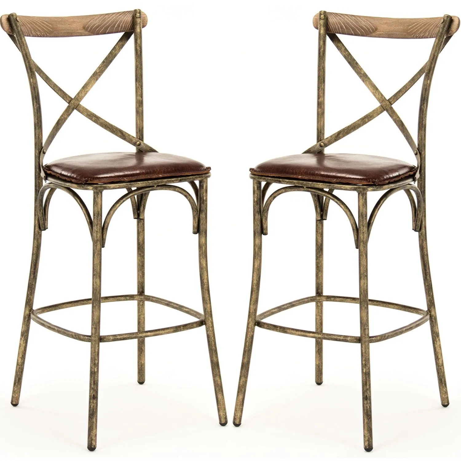 Bronzed Cafe Bar Stools