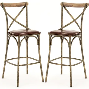 Bronzed Cafe Bar Stools