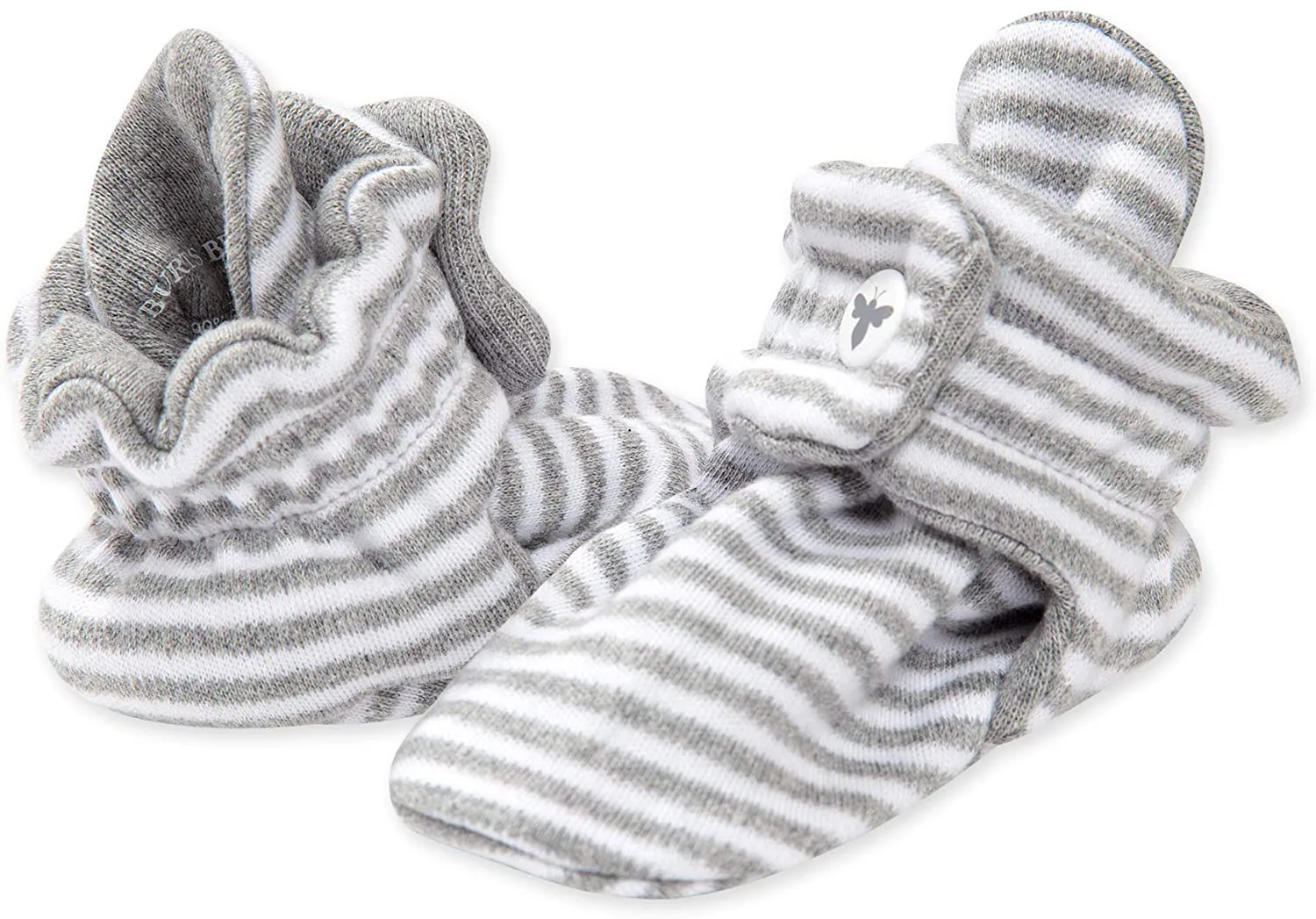 Burt'S Bees Baby Unisex Baby Booties, Organic Cotton Adjustable Infant Shoes