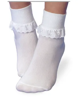 Classic Eyelet Lace Ruffle Socks