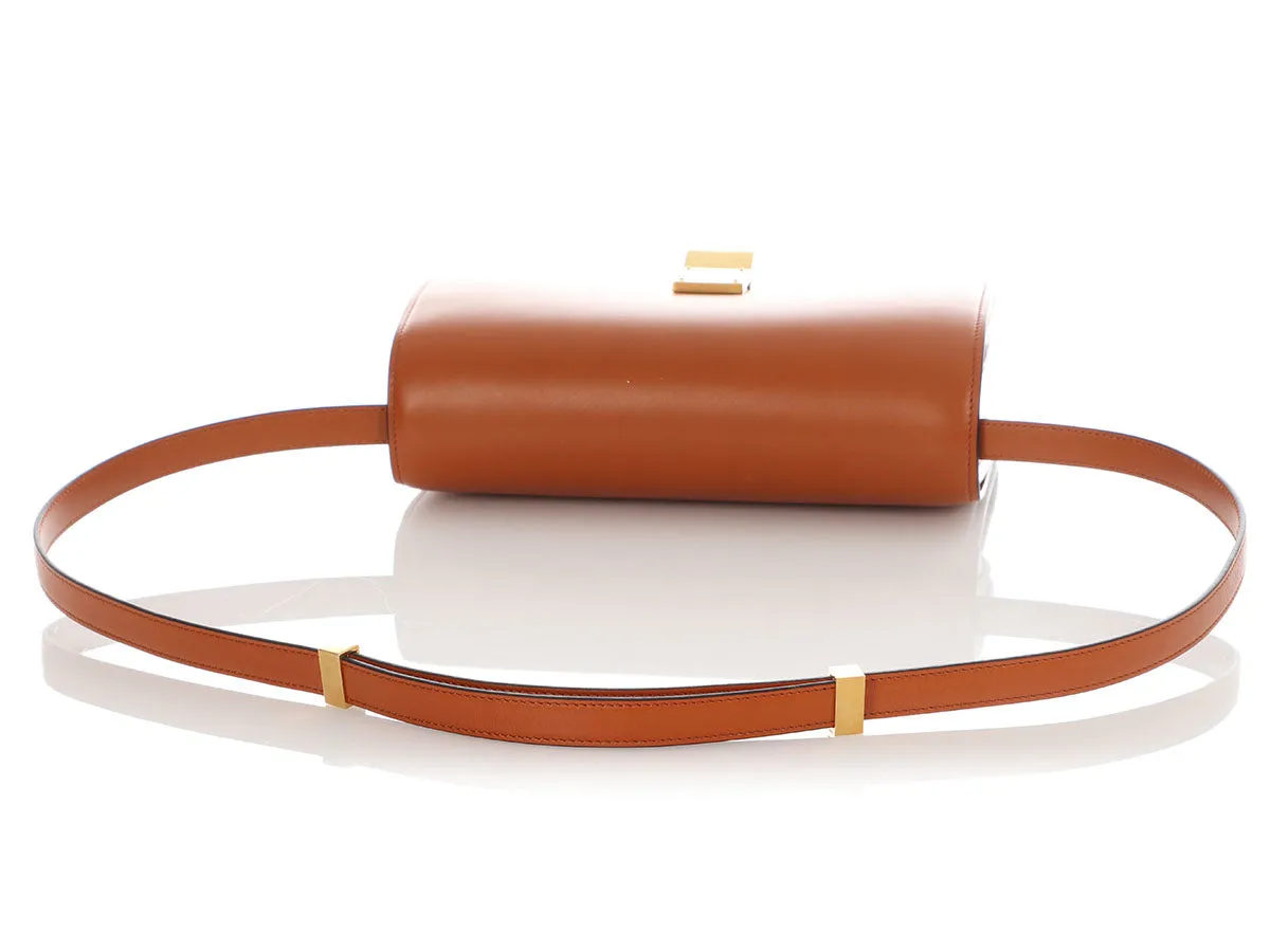 Céline Medium Orange Classic Box Bag