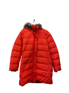 Coat Parka By Lands End In Orange, Size: L