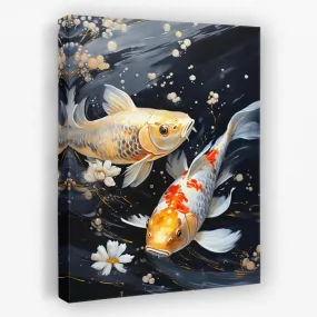 Colorful Koi Pond