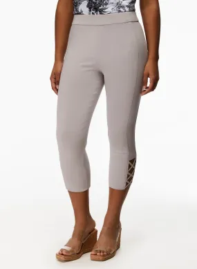 Cross Detail Capris