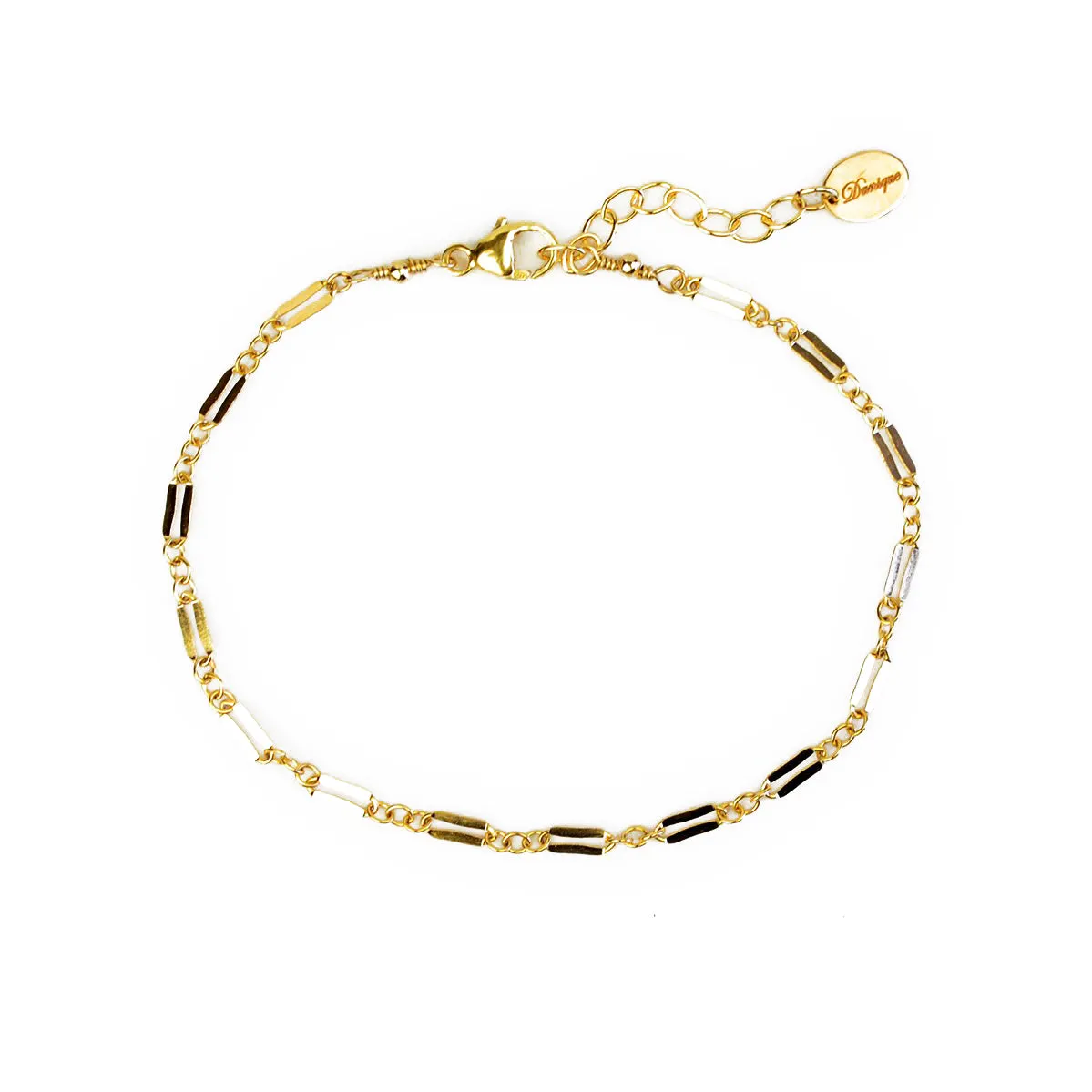 Delicate 14k Gold-Filled Box Chain Bracelet