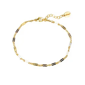 Delicate 14k Gold-Filled Box Chain Bracelet