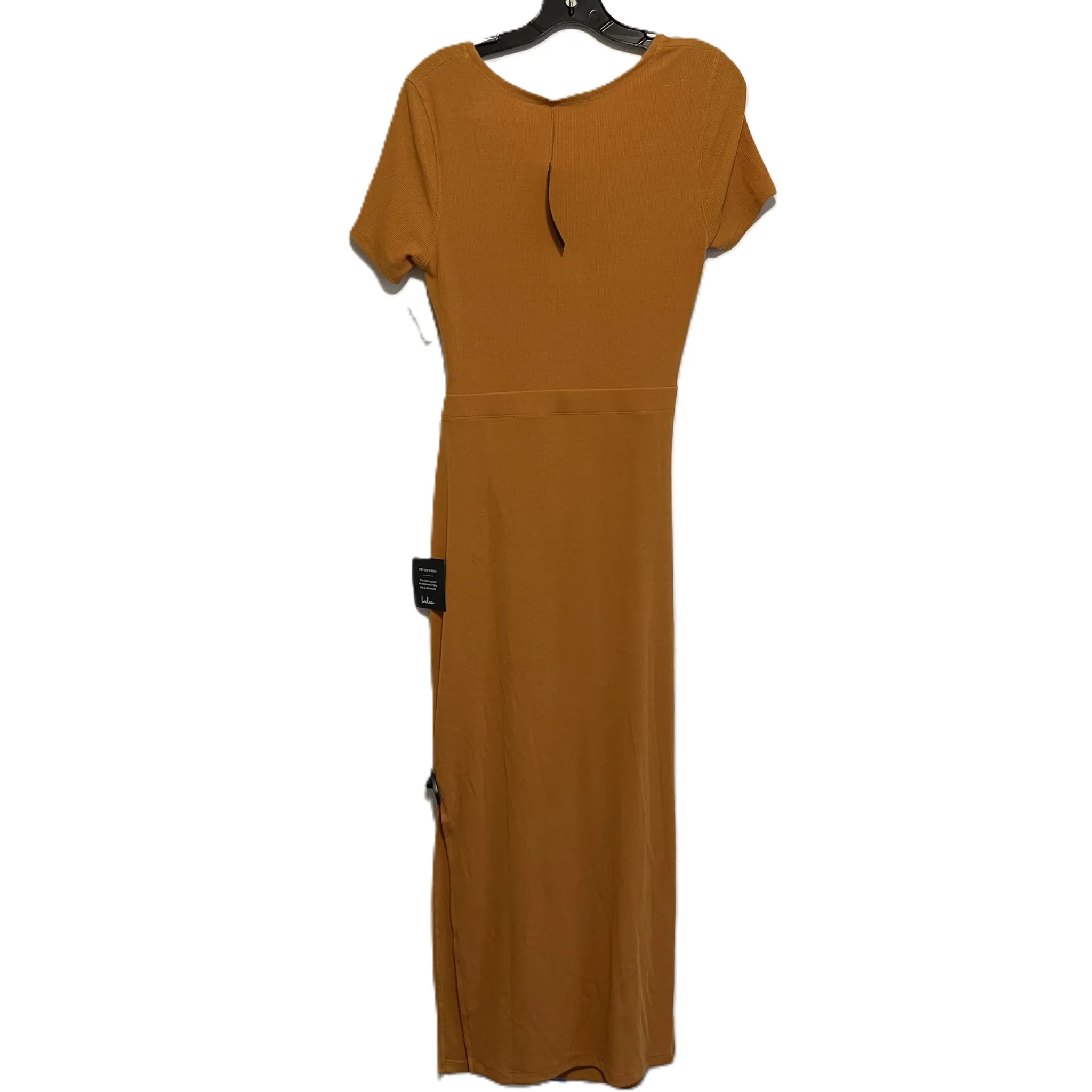 Dress Casual Midi By Lulus In Orange, Size: Xl