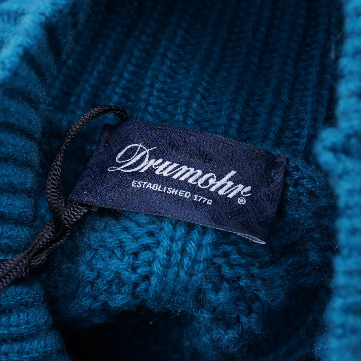 Drumohr Thick Cable Knit Cashmere Sweater