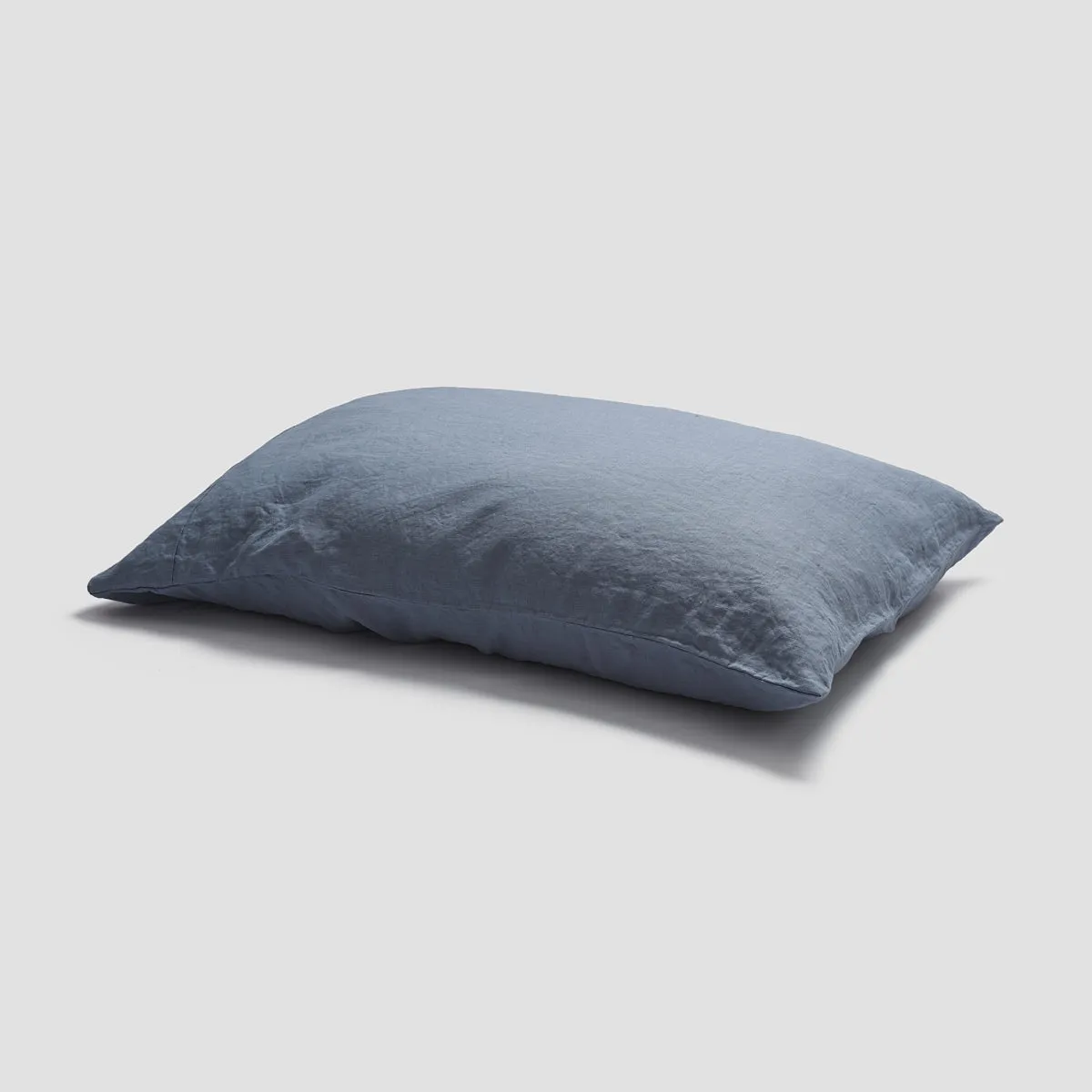 Dusk Blue 100% Linen Pillowcases (Pair)