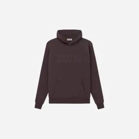 FEAR OF GOD ESSENTIALS HOODIE PLUM