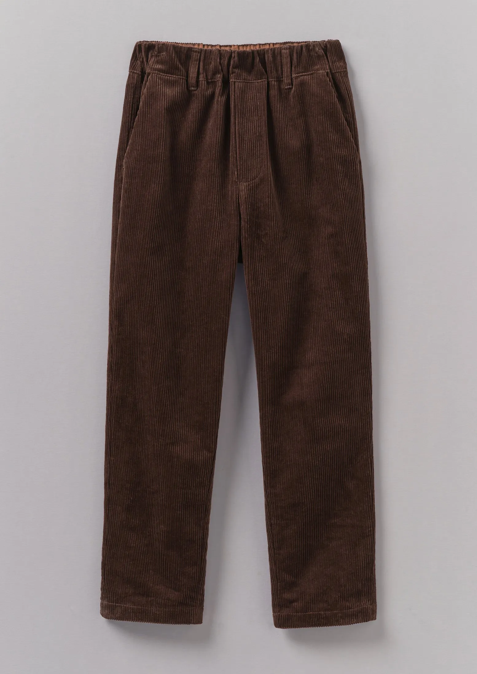 Gabi Organic Cord Pull On Pants | Chestnut