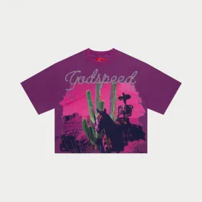 Godspeed - WestWorld T-Shirt Purple Wash