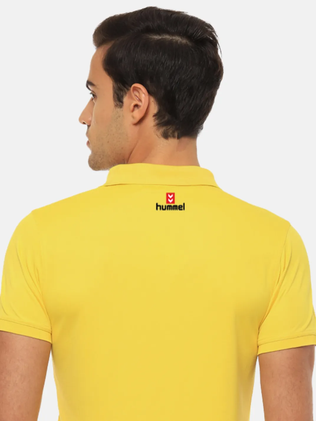 Hummel Men Yellow B2B Poly Polo