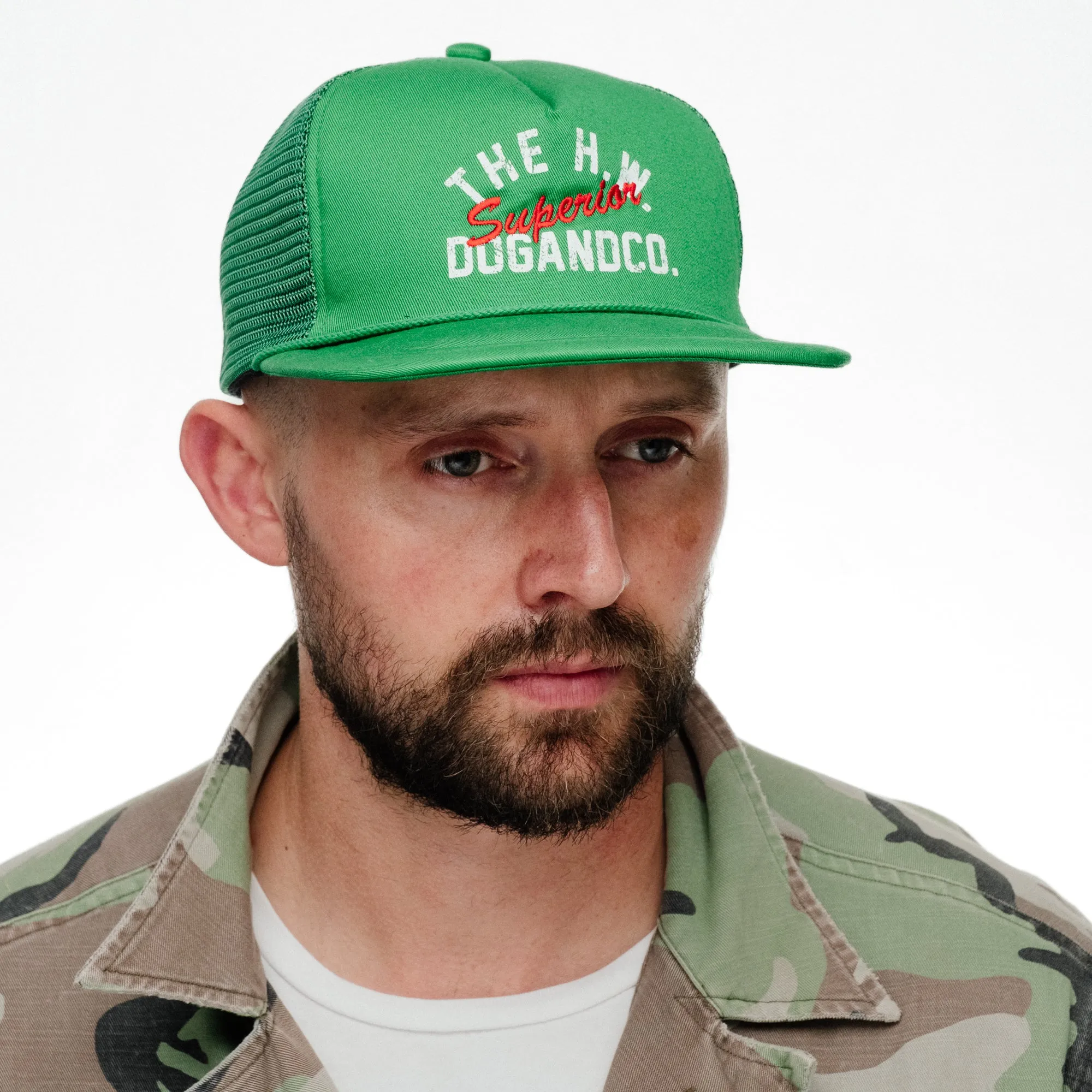 H.W. Dog & Co. Cotton Mesh Cap Green