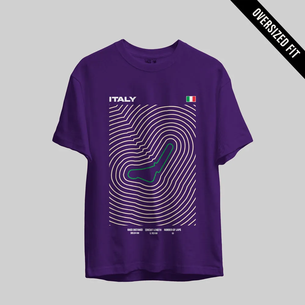 Italian Grand Prix Circuit Oversized T-Shirt