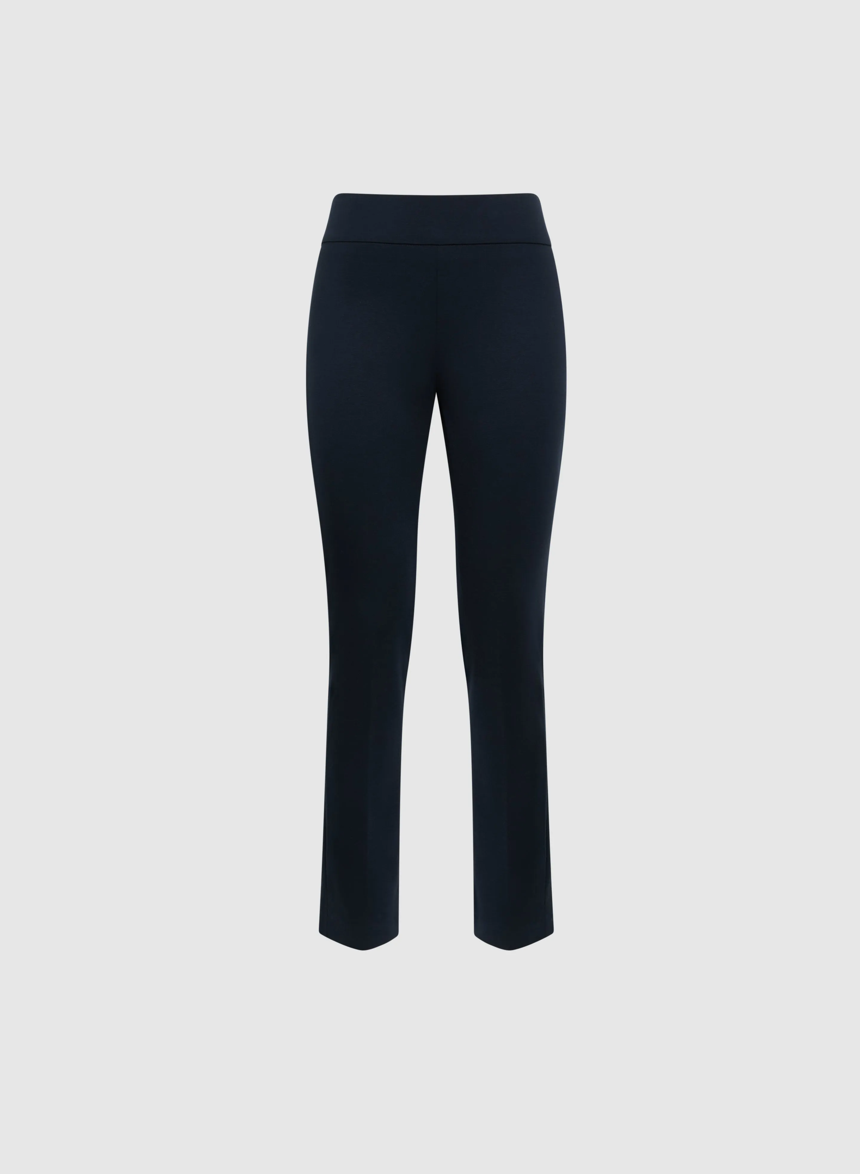 Madison Pull-On Straight-Leg Pants