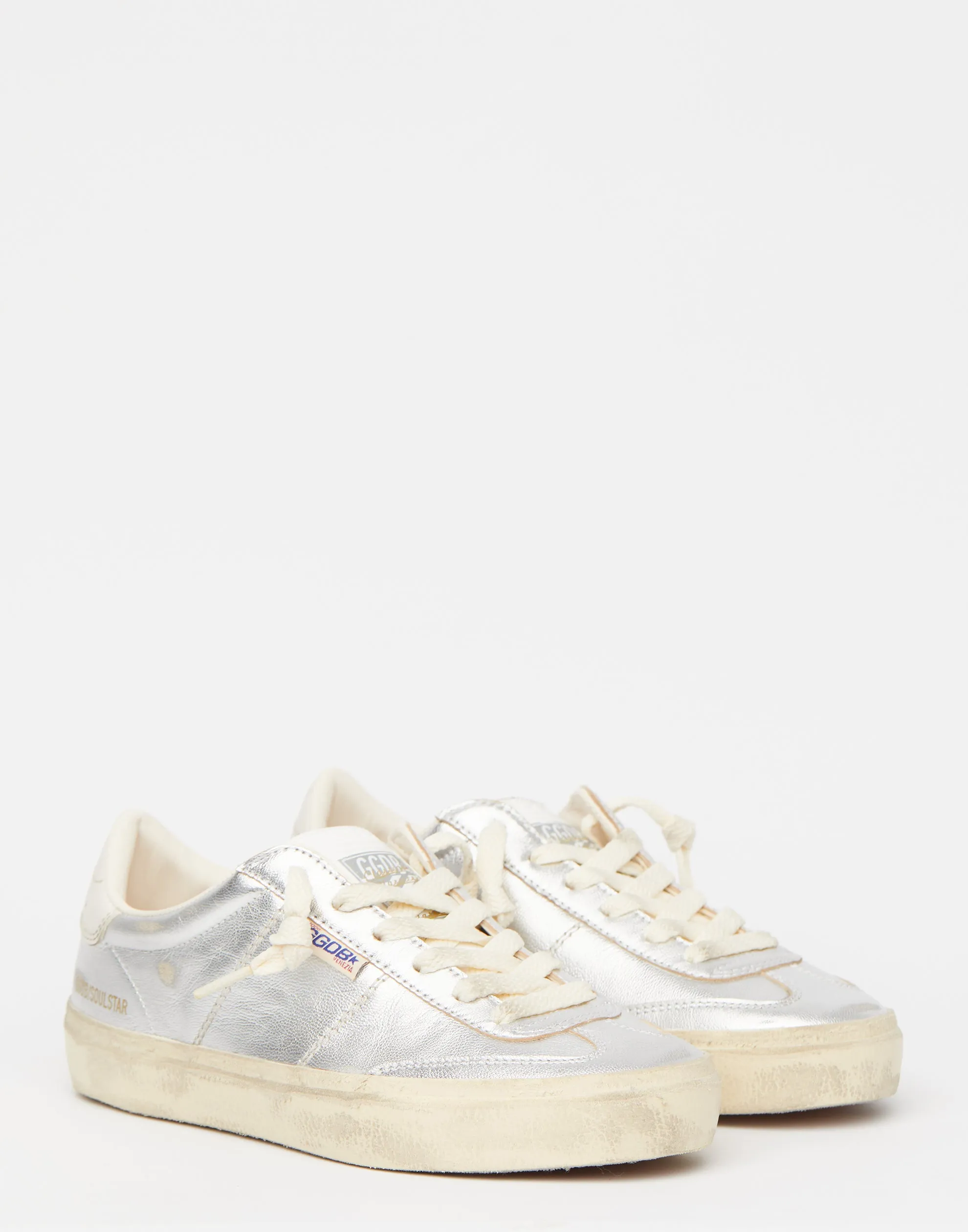 Metallic Silver Soul Star Sneakers