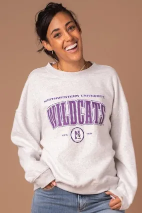 Northwestern Vintage Oversized Crew