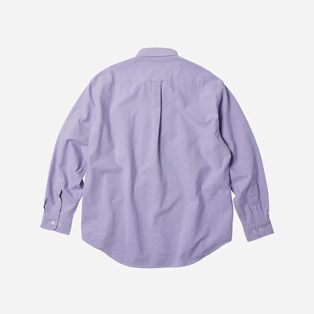 OG OXFORD OVERSIZED SHIRT - PURPLE