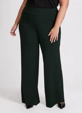 Olivia Pull-On Wide-Leg Pants