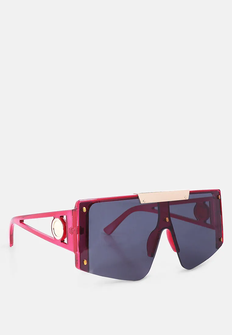 Oversized Shield Sunglasses