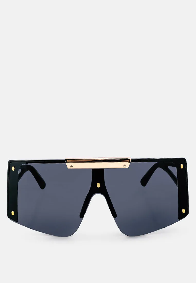 Oversized Shield Sunglasses