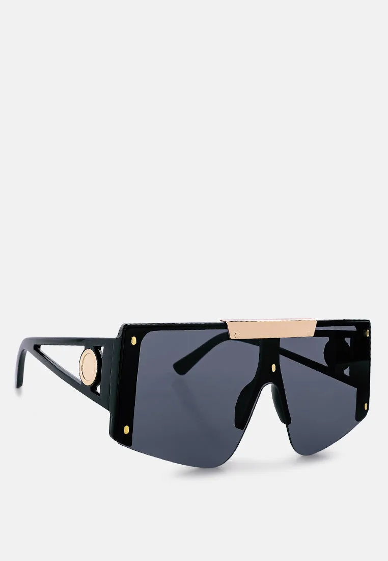 Oversized Shield Sunglasses