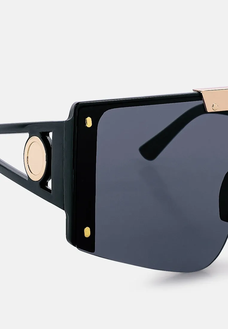 Oversized Shield Sunglasses