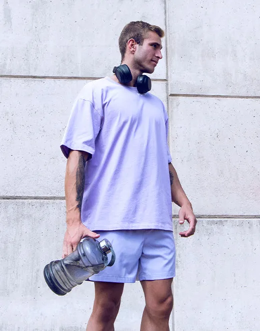 Oversized Tee - Purple Heather