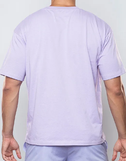 Oversized Tee - Purple Heather