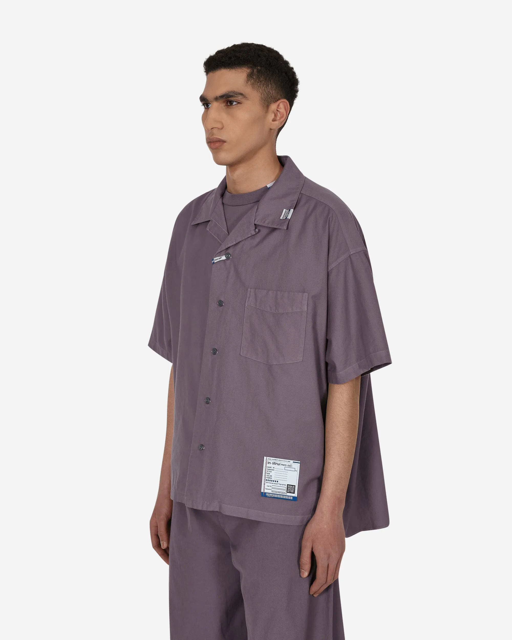 Oxford Shortsleeve Shirt Purple